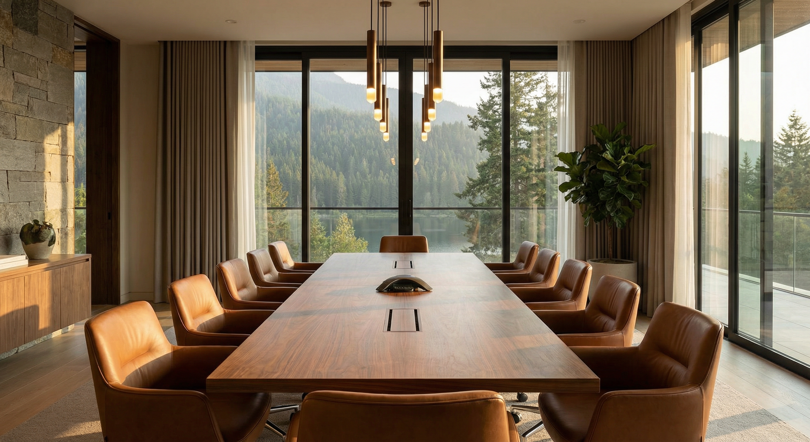 Luxury executive retreat meeting space
